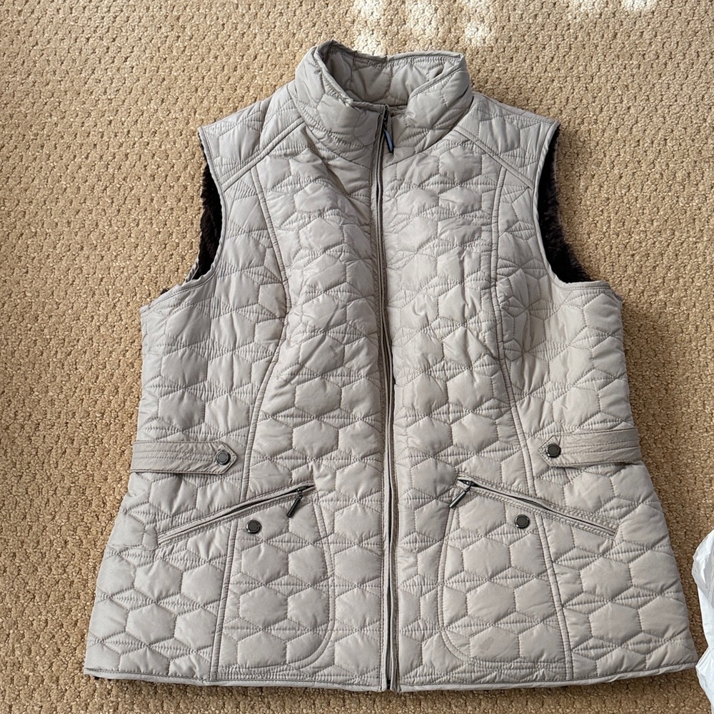Weatherproof Women's Quilted Tan Vest